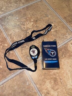 NEW TN TITANS LIVE SPORTS RADIO TITANS RADIO  FM DUAL SCAN LANYARD